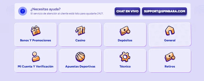 SpinbaraCasino soporte spinbara casino soporte